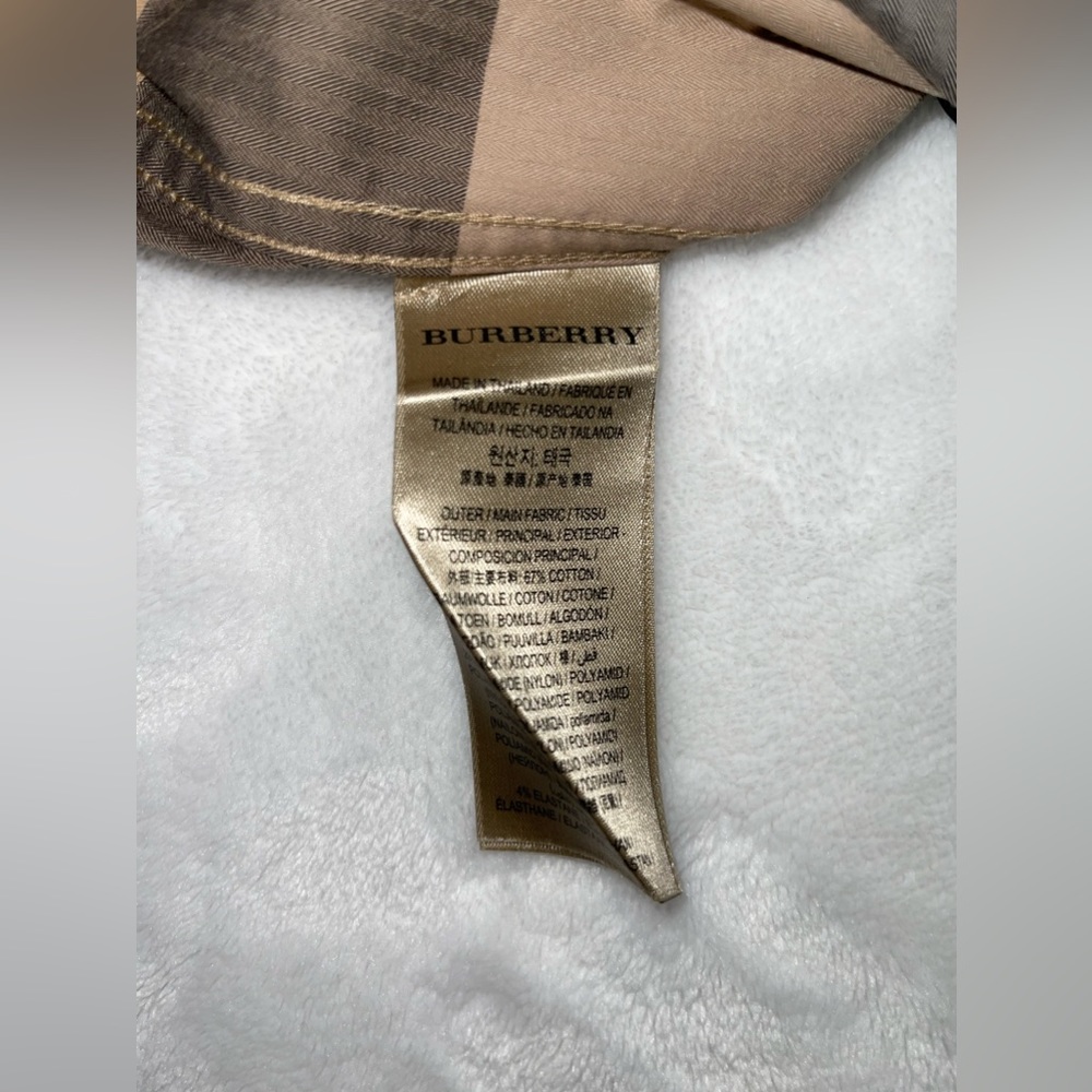 Burberry Check Button Shirt L - Picture 5 of 6